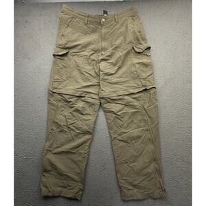 REI Co-op Trailmade Convertible Shorts Pants Cargo Men 34x32 16-M-0315-S07 Green